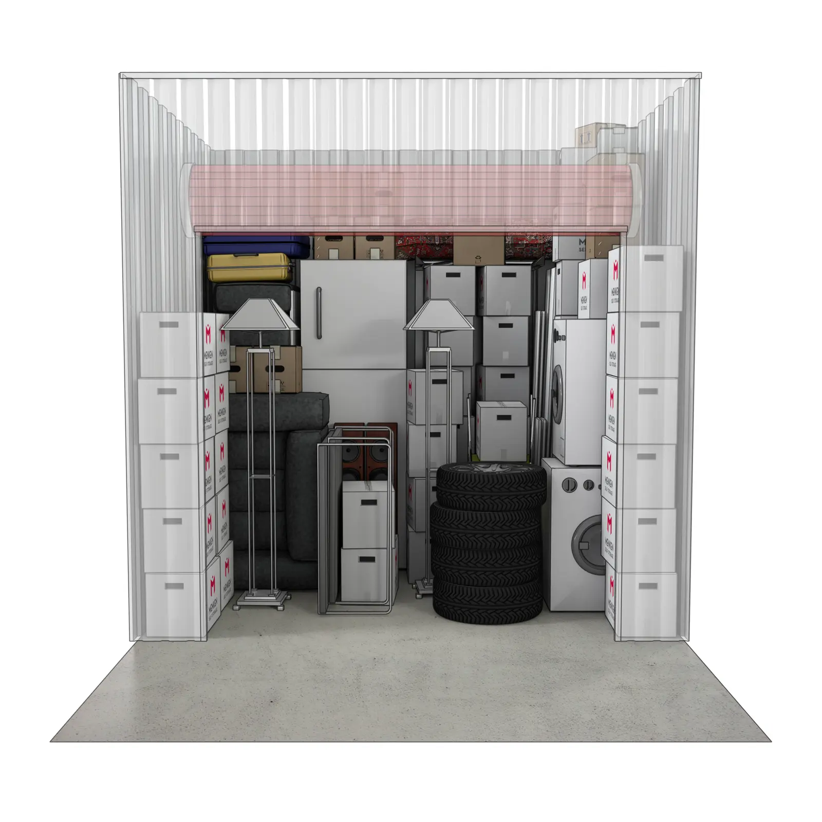 Opslagruimte groot Menken self storage